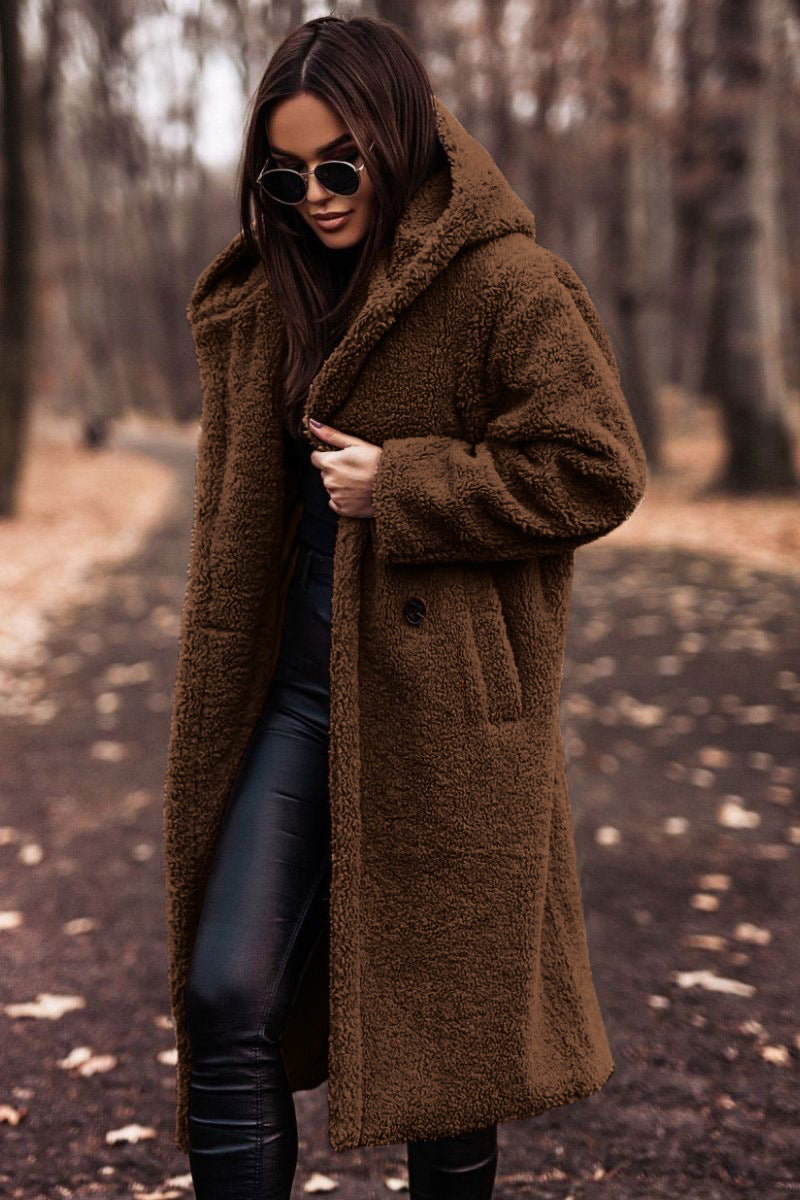 Manteau Teddy Chic Pour Femmes