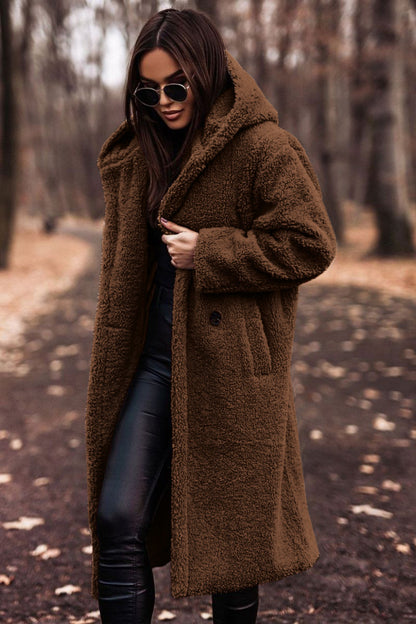 Manteau Teddy Chic Pour Femmes