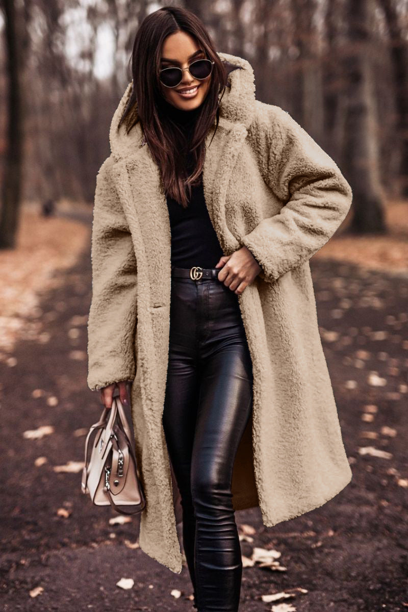 Manteau Teddy Chic Pour Femmes