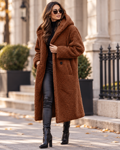 Manteau Teddy Chic Pour Femmes