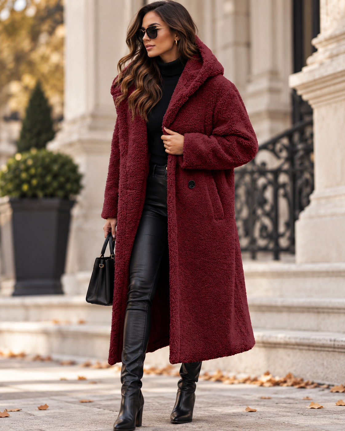 Manteau Teddy Chic Pour Femmes