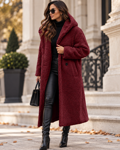 Manteau Teddy Chic Pour Femmes