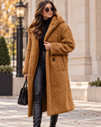 Manteau Teddy Chic Pour Femmes