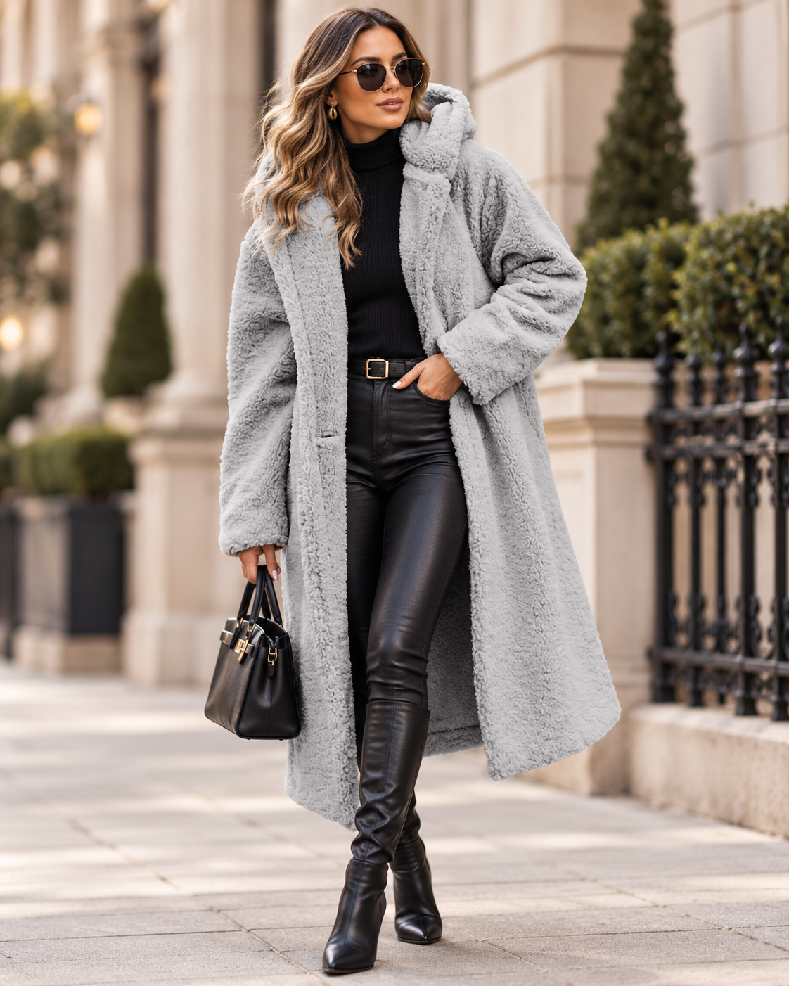 Manteau Teddy Chic Pour Femmes