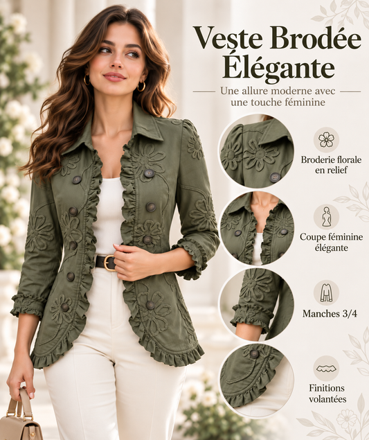 Veste Florale Élégante